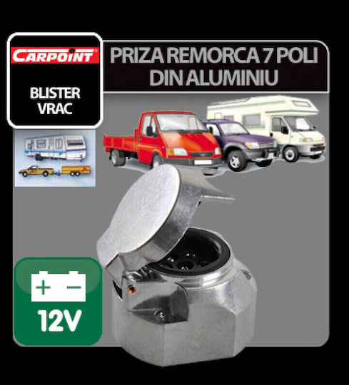 Carpoint Πρίζα Τρέιλερ με 7 pin 12V