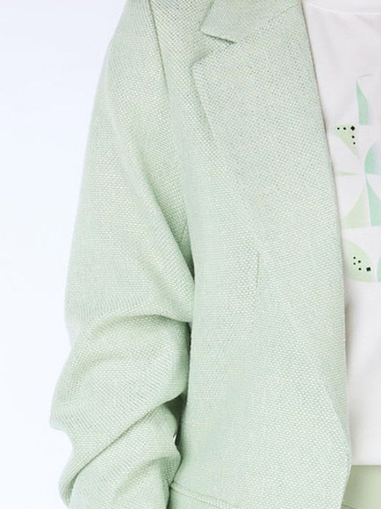 Esqualo Blazer pentru femei Sacou Pastel Green