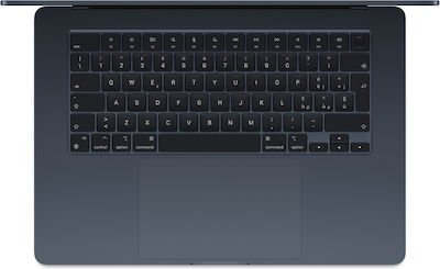 Apple MacBook Air 15" (2024) 15.3" Retina Display (M3-8-Kern/8GB/256GB SSD) Midnight (Internationale Englische Tastatur)