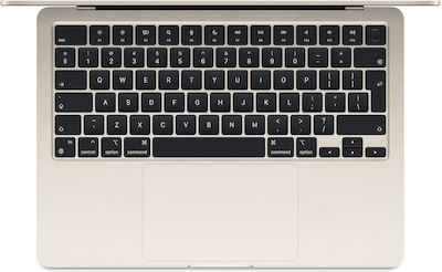 Apple MacBook Air 13" (2024) 13.6" Retina Display (M3-8-core/8GB/256GB SSD) Starlight (International English Keyboard)