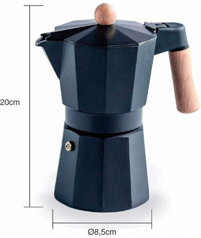 Lacor Ηλεκτρικό Μπρίκι Espresso 6cups Μαύρο