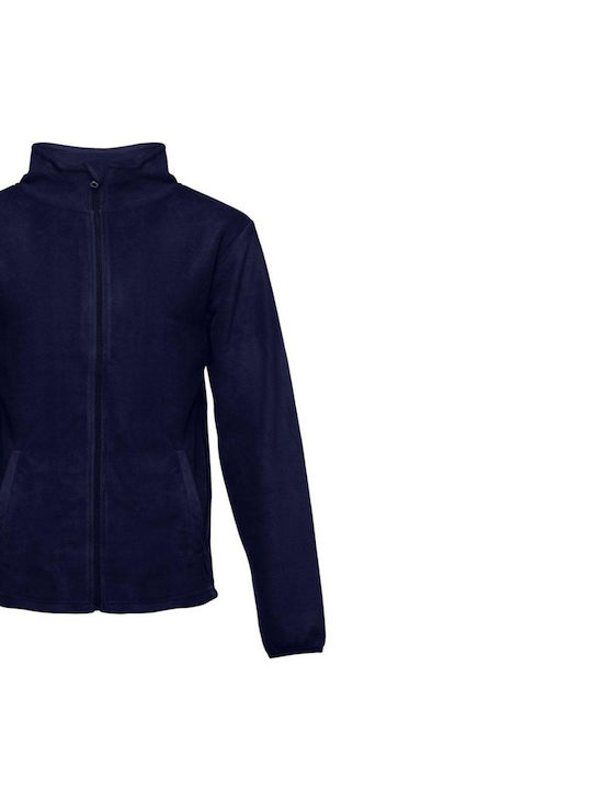 Thunderhead Men's Fleece Cardigan with Zipper Navy Blue