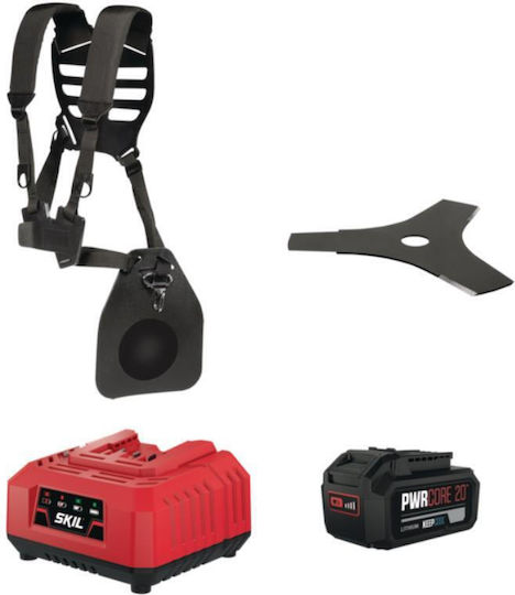 Skil Χορτοκοπτικό Ώμου / Χειρός Μπαταρίας 20V 4kg Brushless με 1 Μπαταρία 5Ah