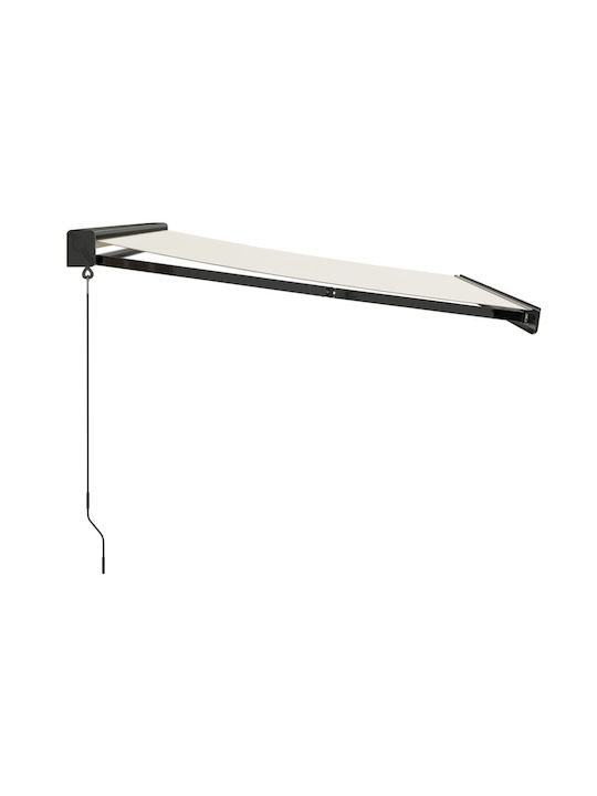vidaXL Cort Terasă cu LED Bej x2.5m