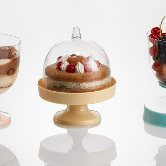 Leone Cake Stand Blue 9.2x9.2cm