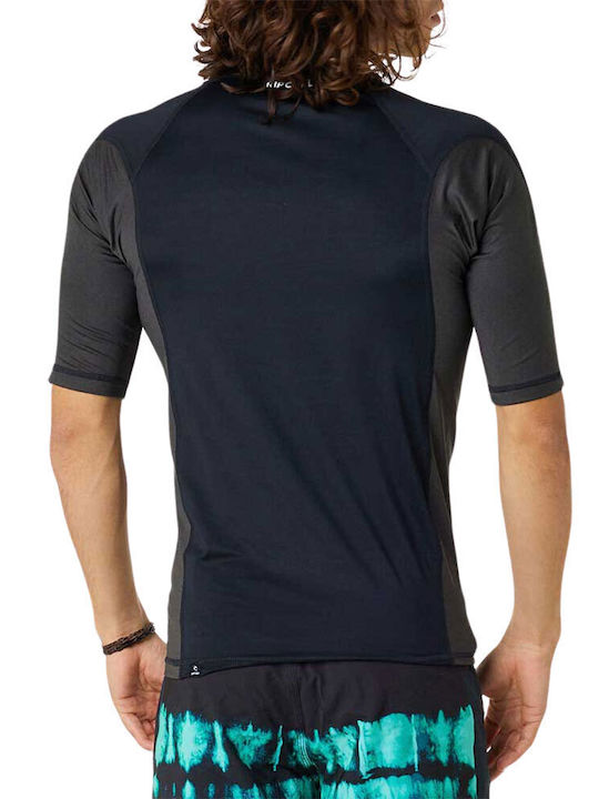 Rip Curl Waves Upf Perf S/s Rashguard Black