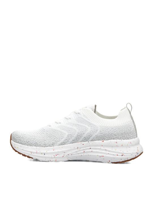 Damen Flatforms Sneakers Gray