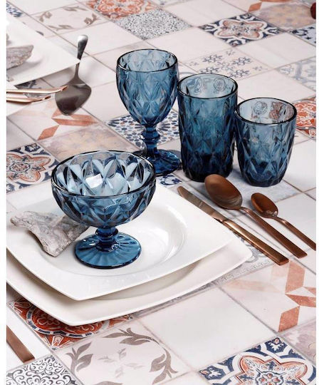 Cryspo Trio 'quadro Off Plate Soup made of Porcelain White with Diameter 23cm 6pcs