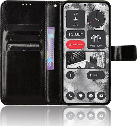 Wallet Δερματίνης / Πλαστικό / Σιλικόνης Μαύρο (Nothing Phone 2)
