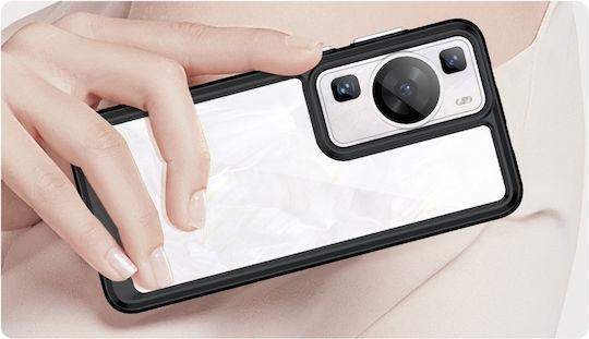 Umschlag Rückseite Silikon Transparent (Huawei P60)