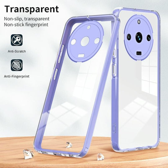Color Frame Διάφανη Back Cover Σιλικόνης Μωβ (Realme 11 Pro / 11 Pro+)