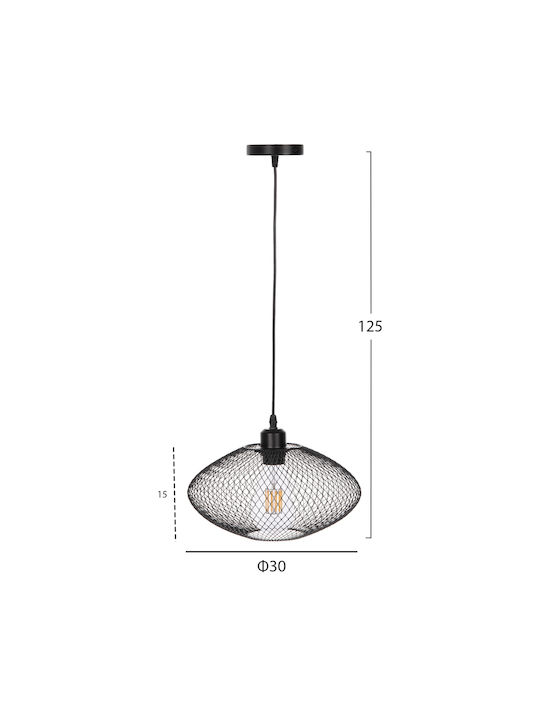 HomeMarkt Hängelampe LED Schwarz