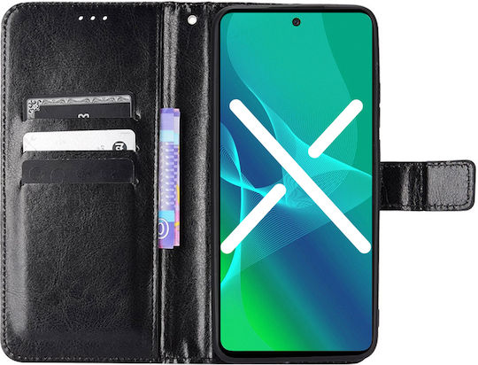 Erbord Wallet Δερματίνης / Πλαστικό / Σιλικόνης Μαύρο (Realme GT Master)