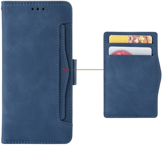 Erbord Book Δερματίνης / Πλαστικό / Σιλικόνης Μπλε (Realme GT2 Pro)