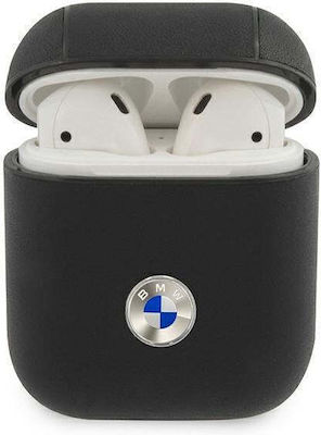 BMW Logo Hülle Leder / Kunststoff in Gray Farbe für Apple AirPods 1 / AirPods 2