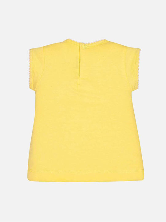 Mayoral Kids Blouse Short Sleeve Yellow