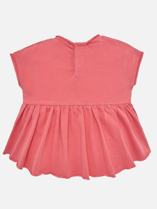 Mayoral Kids Blouse Short Sleeve Pink