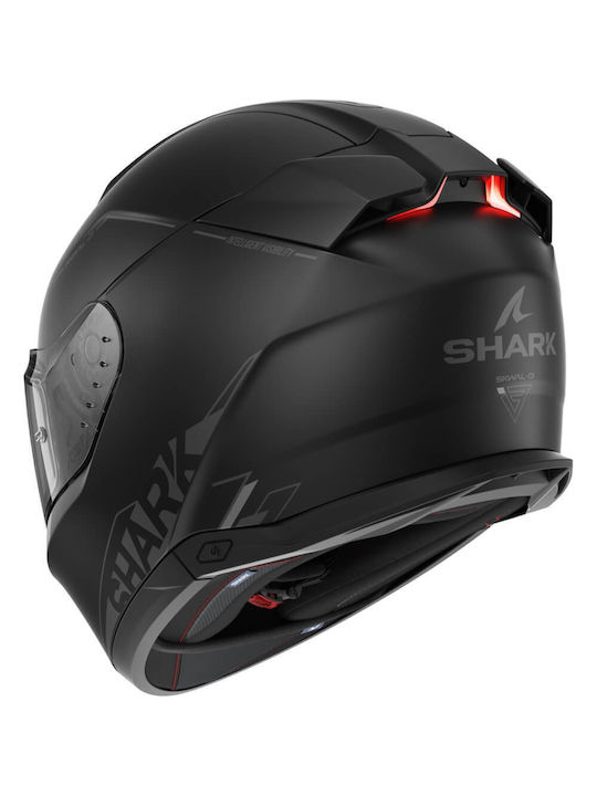 Shark Skwal I3 Blank Sp Mat Black / Anthracite / Black Κράνος Μηχανής Full Face ECE 22.06 1585gr με Pinlock