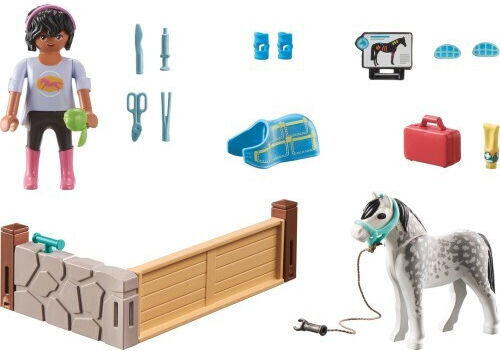 Playmobil Конете на водопада Ветеринар и кон за 4-10 години