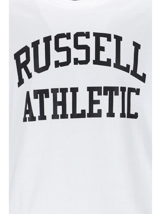 Russell Athletic Ανδρικό Αθλητικό T-shirt Κοντομάνικο Άσπρο