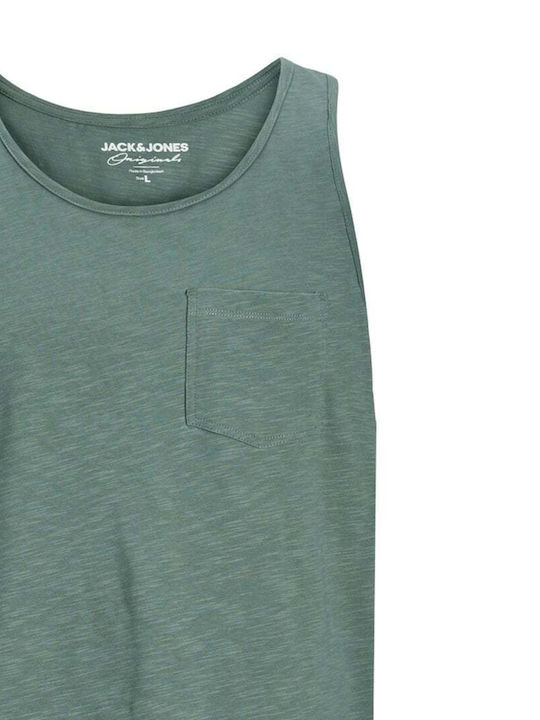 Jack & Jones Herren Ärmelloses Shirt Grün