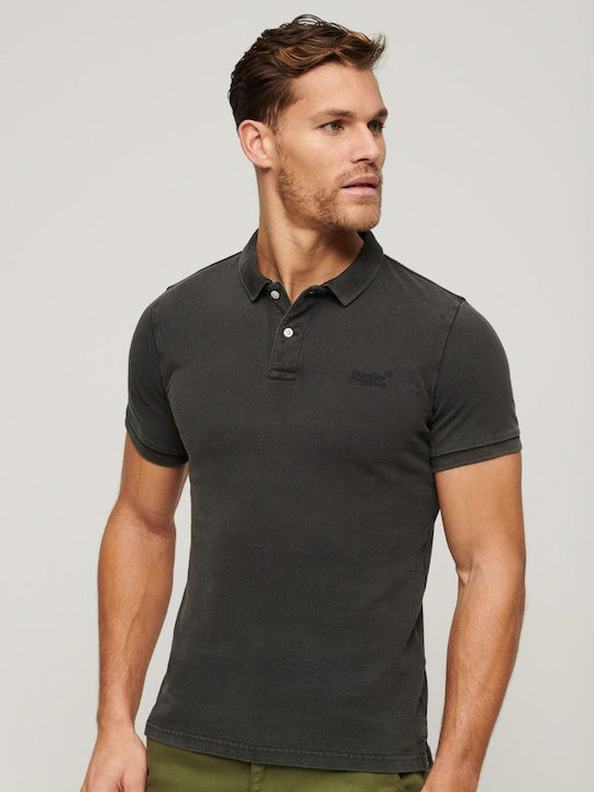 D2 Ovin Vint Polo T-Shirt Black