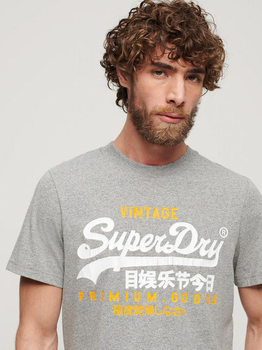 Superdry T-shirt Γκρι