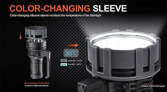 Acebeam Επαναφορτιζόμενος Φακός LED IP68 με Μέγιστη Φωτεινότητα 80000lm