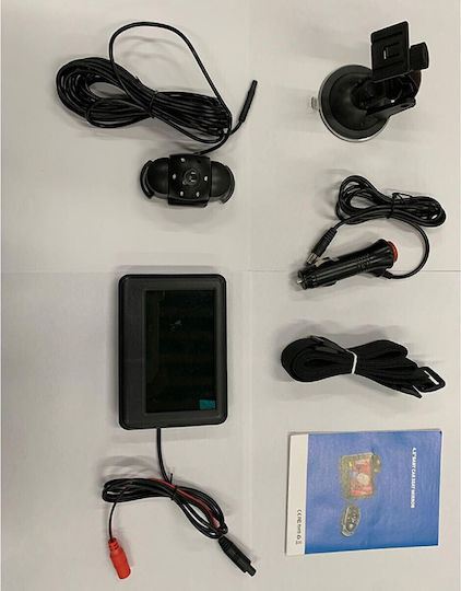 Kit Auto Black Car Baby Caregiver Monitoring Infant in the Back Seat 4.3" High-Definition