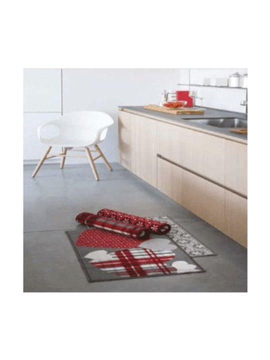 Amo La Casa Anti-slip Rug Rectangular Red