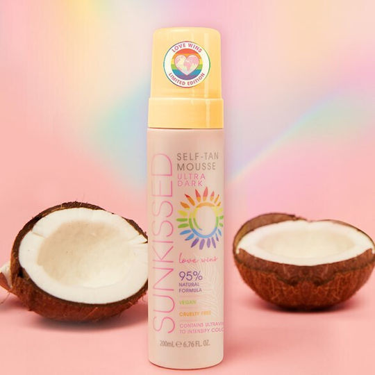 Sunkissed Self Tanning Mousse Σώματος Ultra Dark 200ml