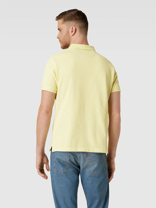 S.Oliver Ανδρική Μπλούζα Polo Κίτρινο