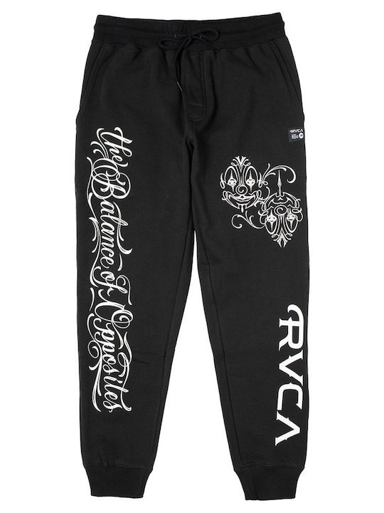 Pantaloni de trening cu Elastic Negru