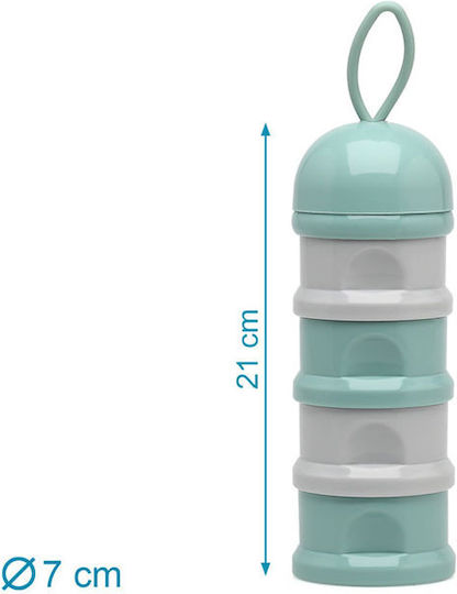 Kiokids Dozator de lapte praf Verdeς 1buc