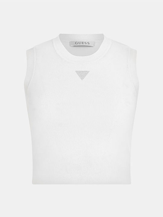 Women's Blouse Sleeveless White