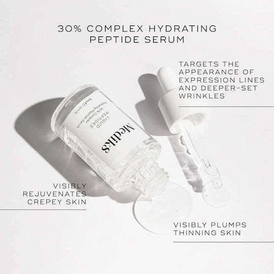 Medik8 Liquid Peptides Feuchtigkeitsspendend & Anti-Aging Serum Gesicht mit Retinol & Peptide für Strahlkraft & Straffung 30ml
