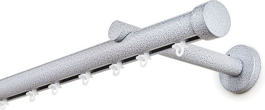 Anartisi Single Aluminum Curtain Track in Grey Color 300cm