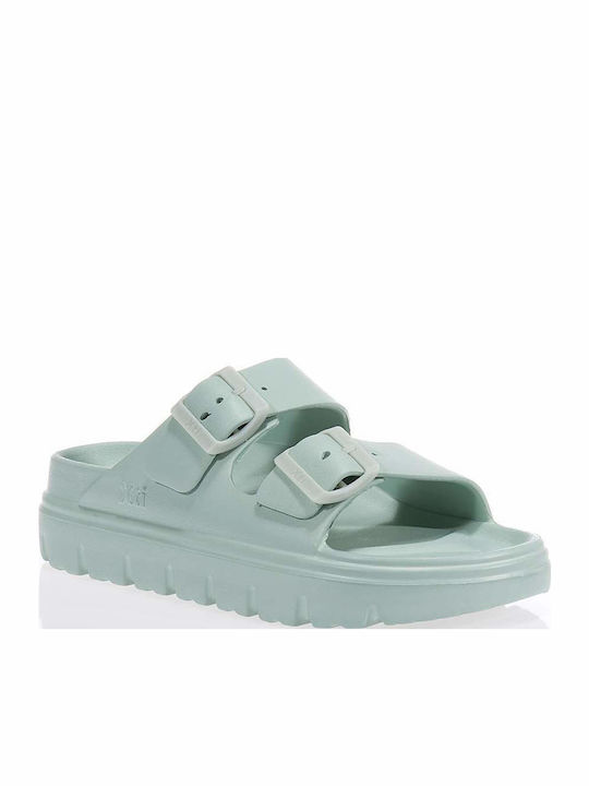 Γυναικεία Σανδάλια Flatforms Τιρκουάζ