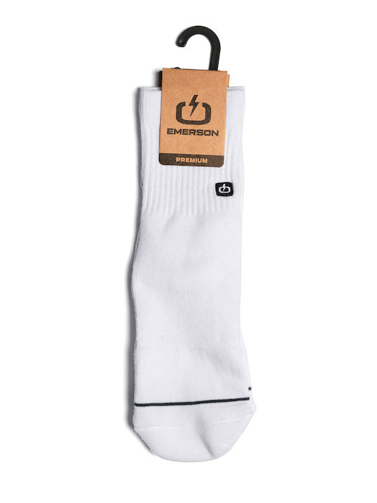 Emerson Socks White