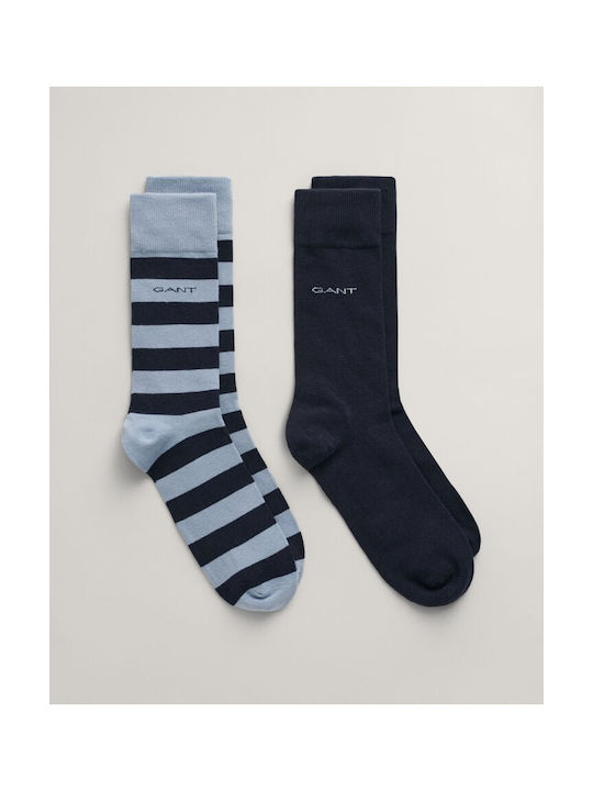 Gant Men's Solid Color Socks Blue 2Pack