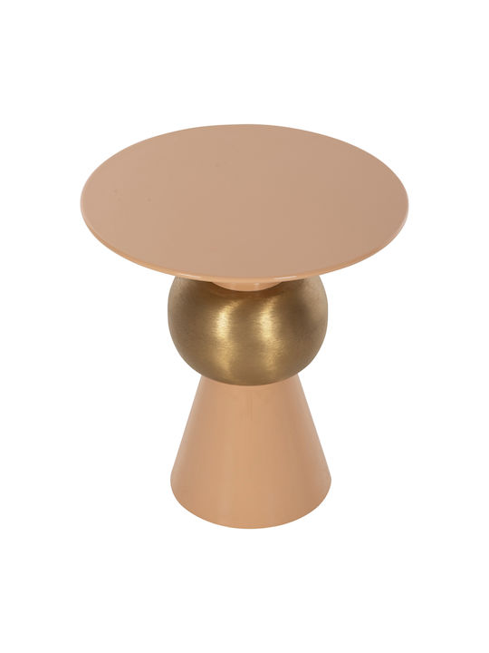 Round Side Table Patna Metal Gold 40.5x40.5x43cm