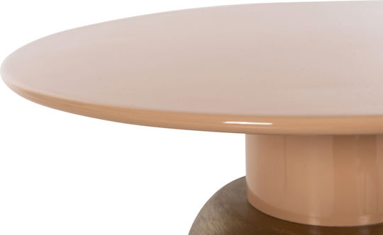 Round Side Table Patna Metal Gold 40.5x40.5x43cm