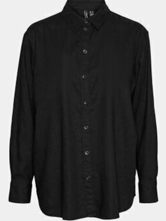 Linn Long Sleeve Women's Shirt Black