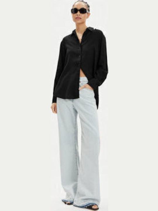 Linn Long Sleeve Women's Shirt Black