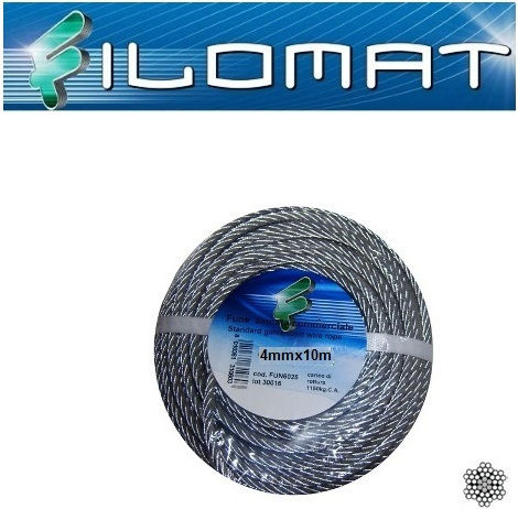 Filomat Cablu de sârmă Galvanizat 3mm 10932