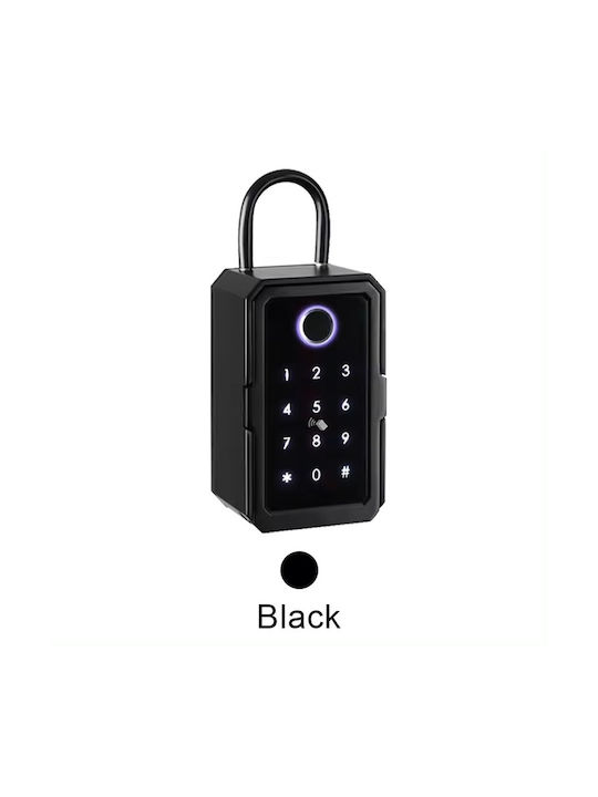 Smart Wall-Mounted Combination Key Holder with Keyboard 7.2x5.2x12.2cm