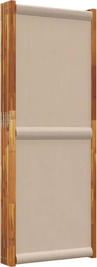 vidaXL Decorativ Paravan Lemn 250x180cm