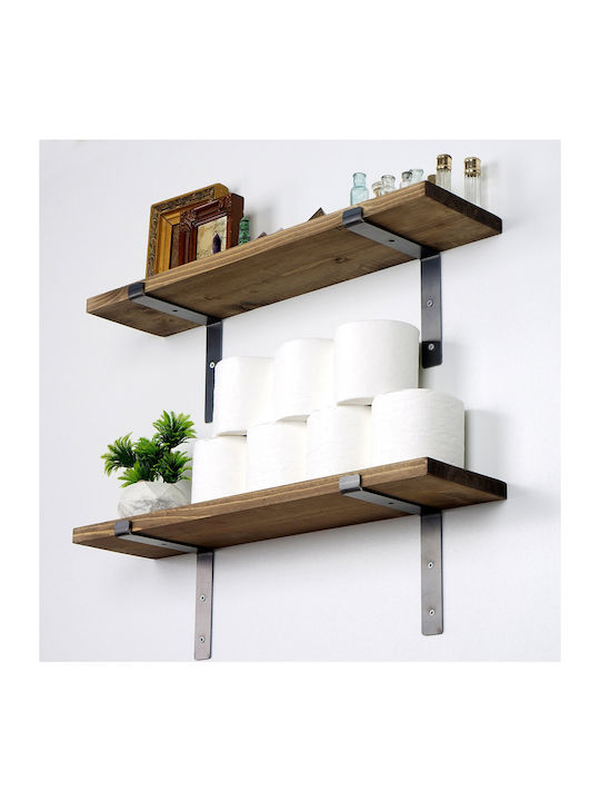 Regal Wand Clyde Walnut 60x14x16cm