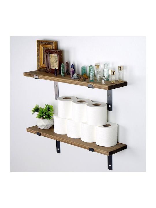 Regal Wand Clyde Walnut 60x14x16cm