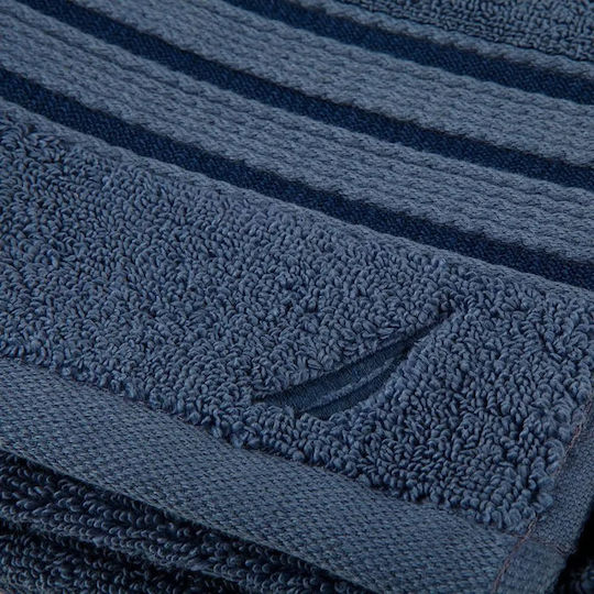 Nautica Bath Towel Ocean 90x160cm Blue Weight 600gr/m²